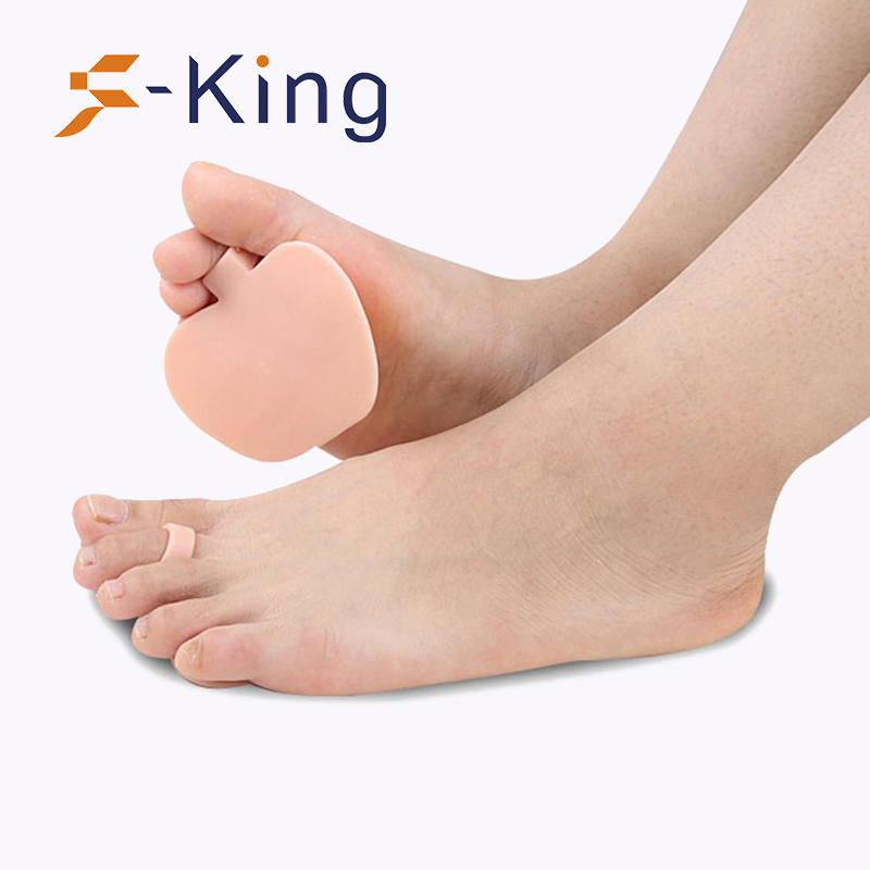 Silicone Metatarsal Pad,soft gel medical metatarsal pad with toe spreader