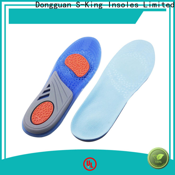S-King Custom gel insoles for men's shoes factory for running shoes