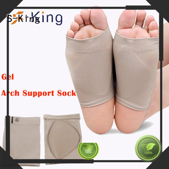 Custom care feet arch support socks S-King flat