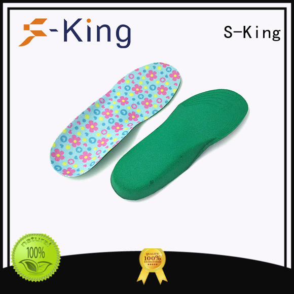 S-King Brand arch kids gel insoles for kids support supplier