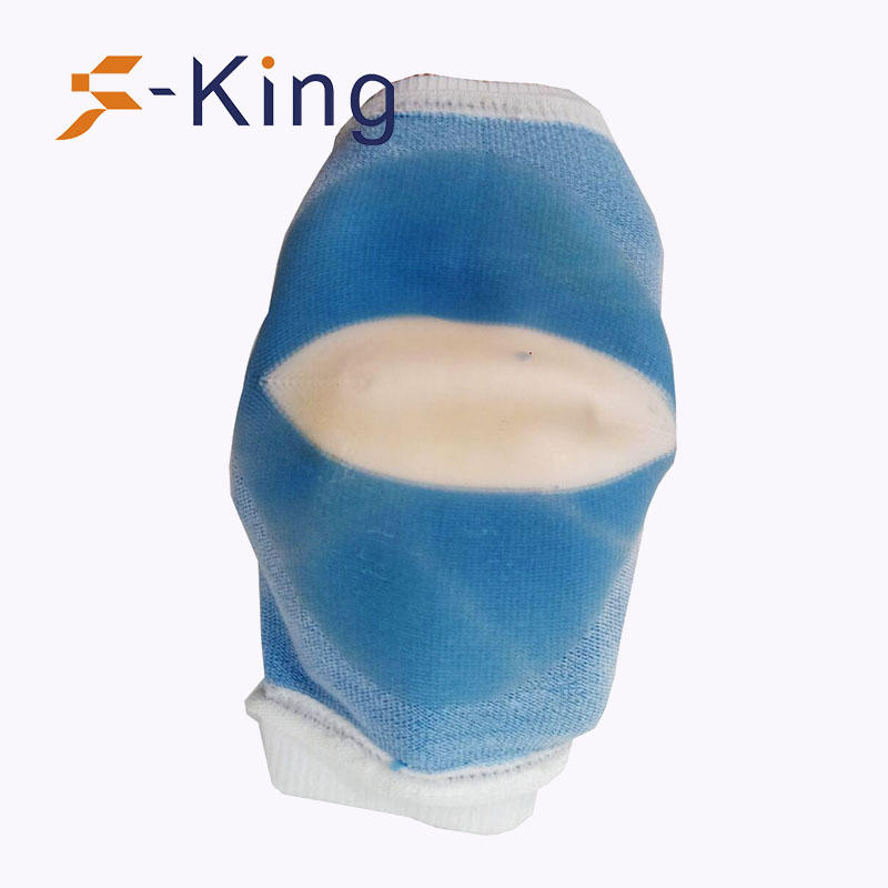 Cooling gel heel insole socks for spa, moisturizing silicon gel socks