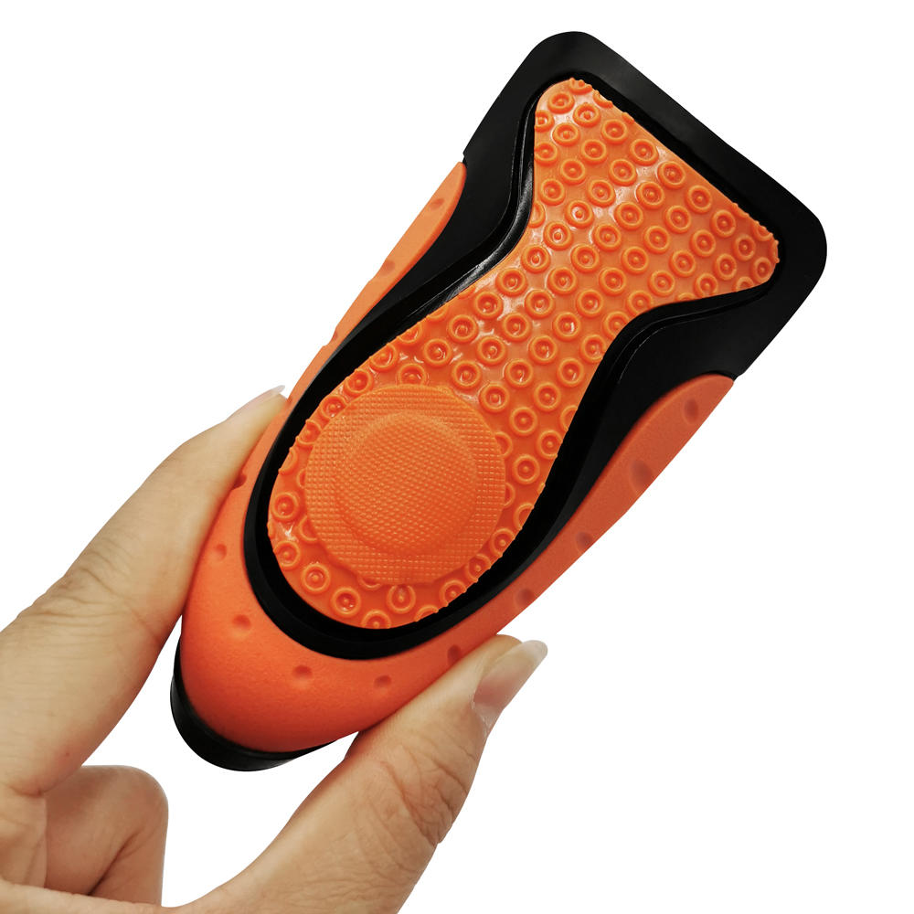 Comfortable and soft insole Foot Care Shock Absorption U shape gel silicone heel cup for Pain Relief Protector