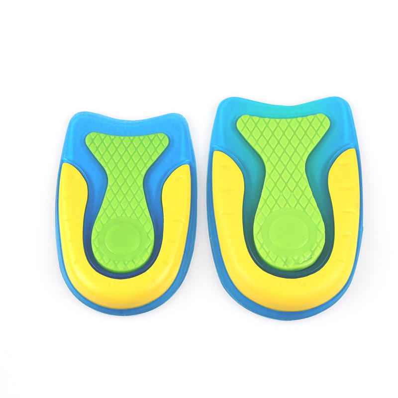 High-elastic shock absorption men and women protective heel insole half yard heel cushion