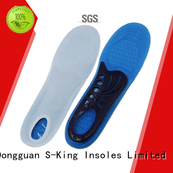 Custom gel insoles for men's shoes for foot care