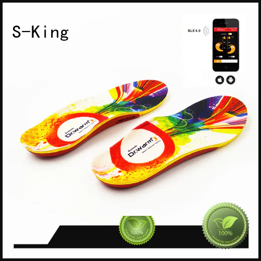 power heated S-King Brand battery heated insoles