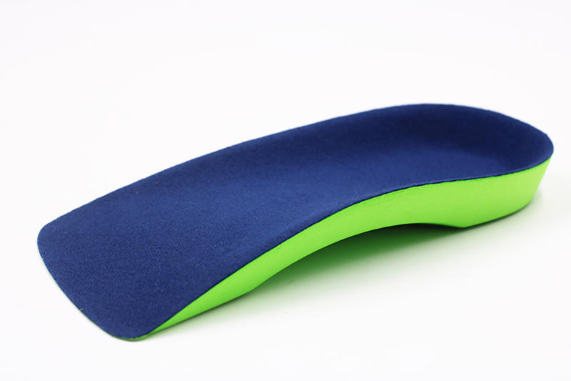 3/4 eva cushion insole, high arch support orthopedic insole for flat foot