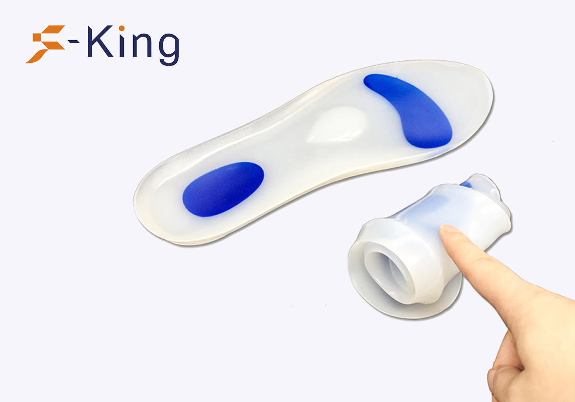 S-King Custom silicone foot insole for stand