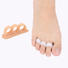Three Hole Soft gel straightener toe separator straighten , Toe stretchers