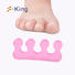 Quality S-King Brand hallux straightener gel toe spacers