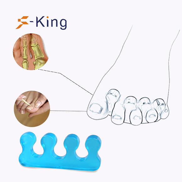 gel toe separators for bunions silicone corn S-King Brand gel toe spacers