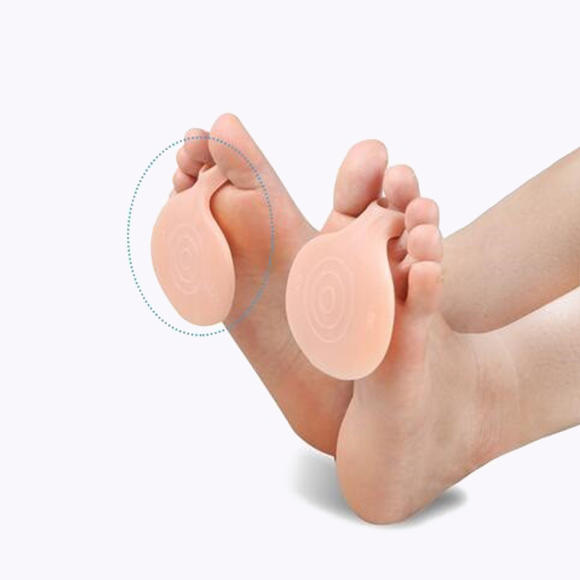 stability forefoot cushion insole silicone spread pressure for foot care