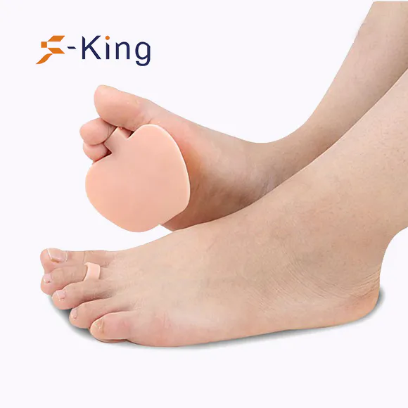 Silicone Metatarsal Pad,soft gel medical metatarsal pad with toe spreader