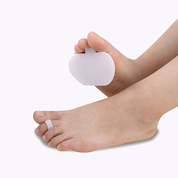 Silicone Metatarsal Pad,soft gel medical metatarsal pad with toe spreader-6