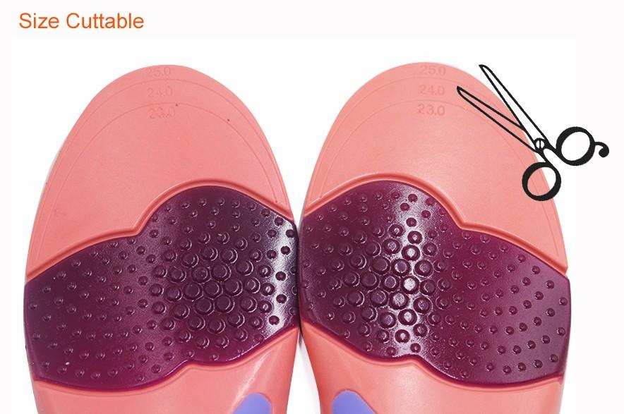orthotic insoles for flat feet support lenghth shoe S-King Brand orthotic insoles