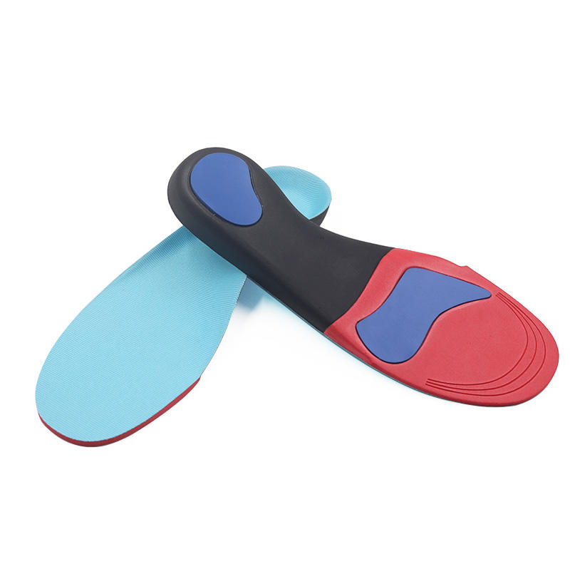 Orthotic Insoles Hard EVA plantar fasciitis arch support bowlegs correction with Poron foot pad