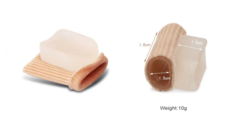 Fabric gel hallux valgus, bunion toe separator, gel corn protector Separator