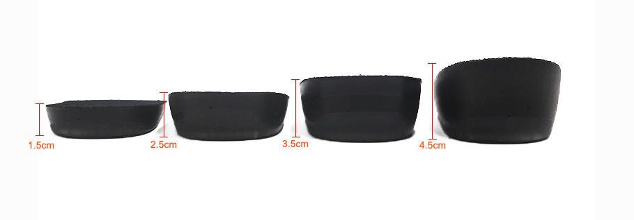 Half pu height increase insoles taller pad for leisure shoes for Man elevator shoes Invisible