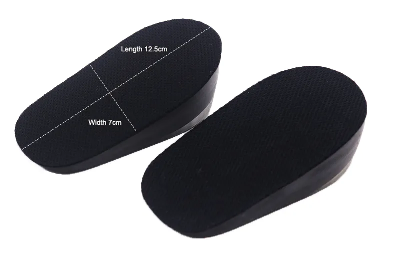 customized height insoles increase the comfort