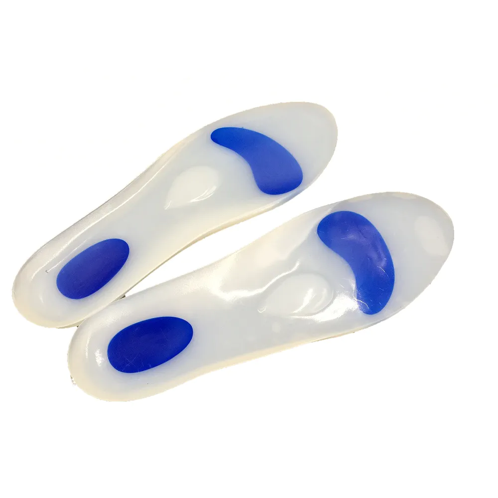 Unisex Medical Treatment foot pain relief silicone gel arch support orthopedic insoles