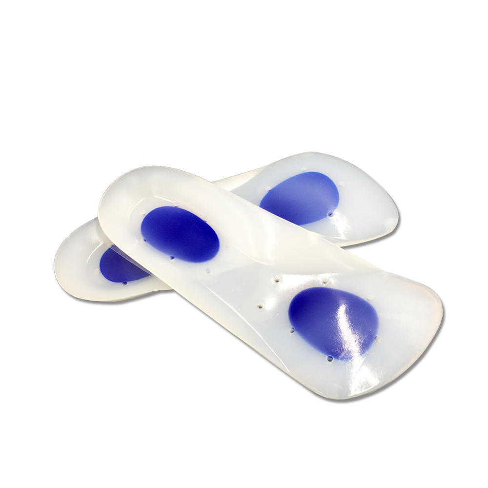 S-King massage silicone heel shoe inserts absorber for walking
