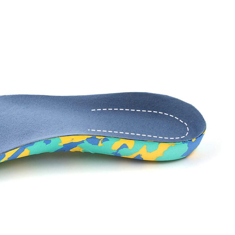 Kids Insoles Orthotic Inserts Comfort Arch Support, Shock Absorbing Active Children's Inner Soles Cushion Pads Orthopedic for Heel, Arch, Flat Feet, Under/Over Pronation