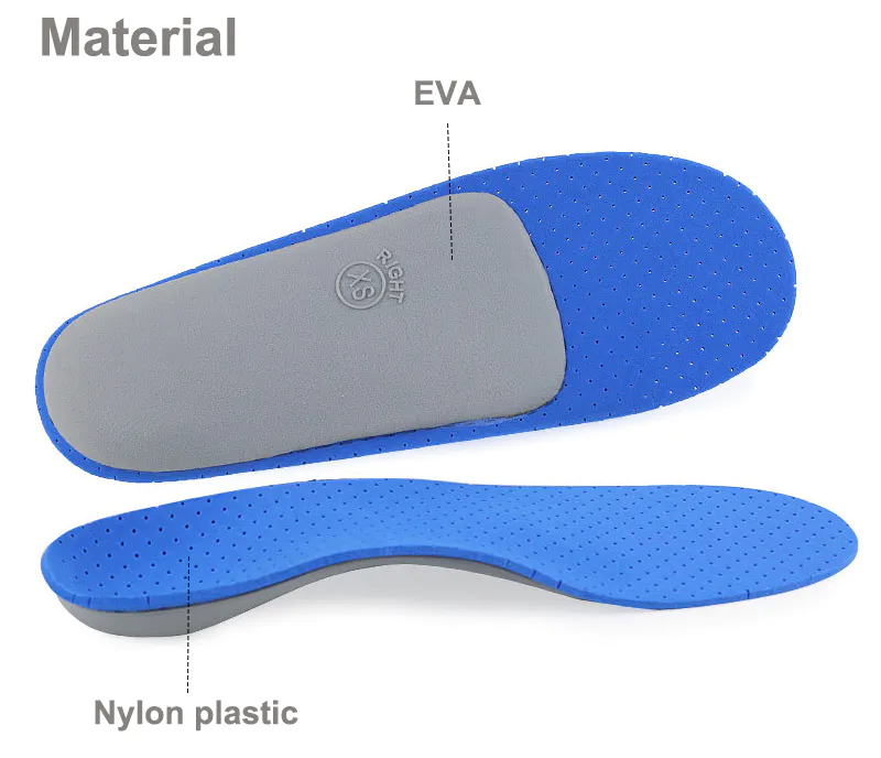 Orthopedic shoe inserts Unisex Breathable pain relief High arch support cushioning anti sweat