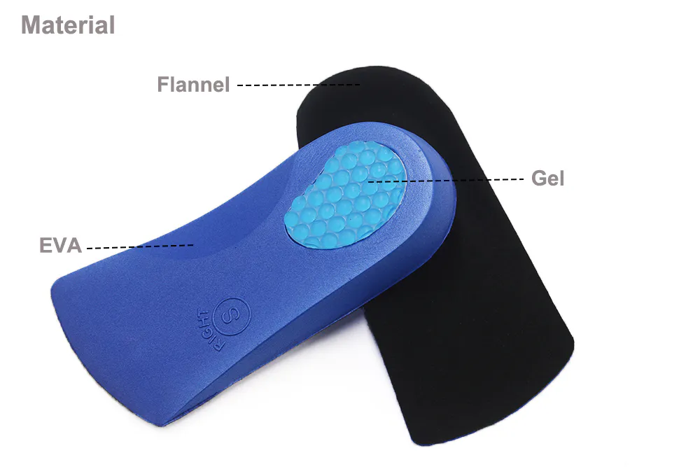 3/4 Orthotics Shoe Insoles Arch Support Flat Foot Plantar Fasciitis