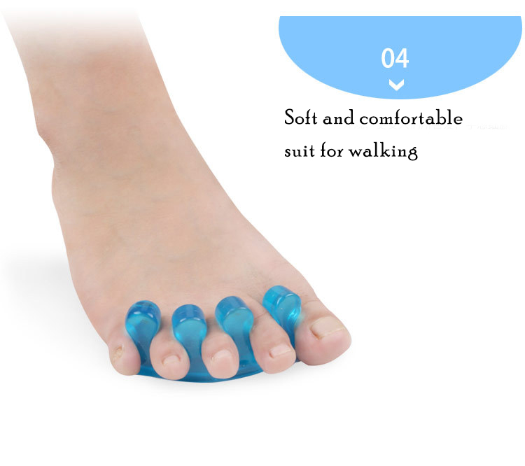 Foot Care Product Medical orthotics Gel Bunion Silicone Toe Separator, Toe Stretcher Separator-4