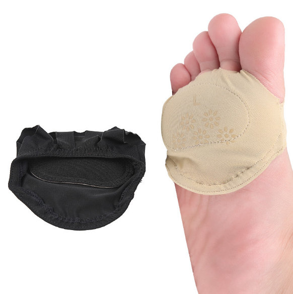 Breathable Peep Toe Open 5-Toe Anti-slip Forefoot Gel Socks Cushions Metatarsal Pads