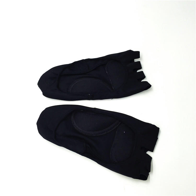 Full Length five toe separator sock with Anti Slip arch support and breathable forefoot pad