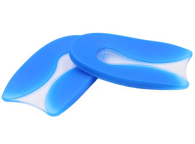 U-shaped gel silicone heel cushion, shock absorption orthotic cushion plantar spur support heel cup
