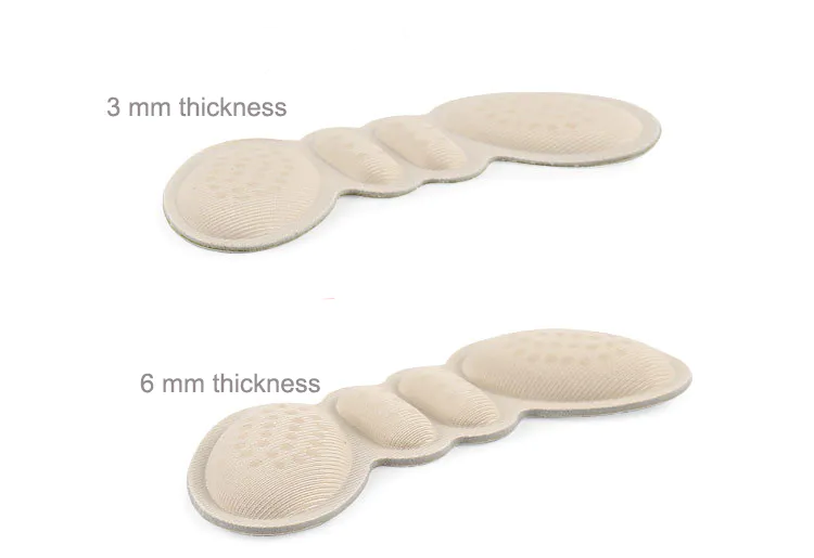 Polyurethane sponge foam butterfly adhesive glue heel liner protector for woman shoe