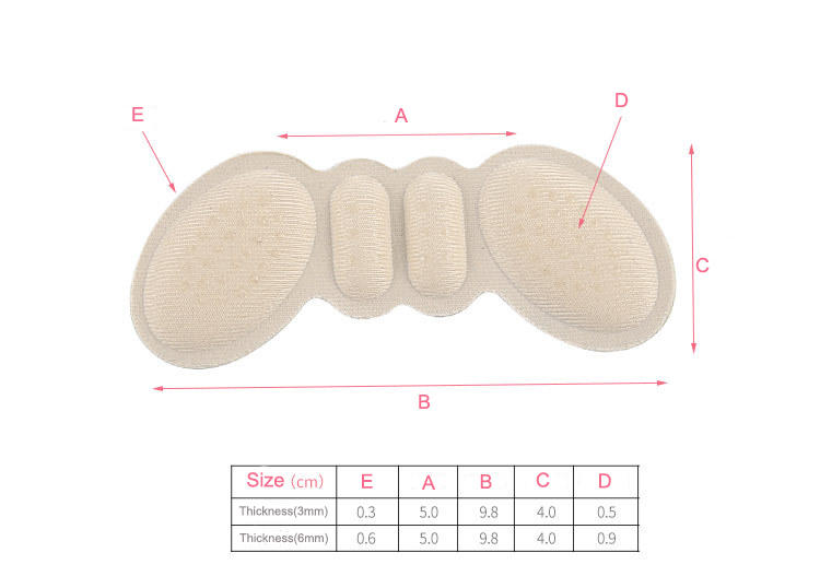 arch support anti slip heel grips for shoes for blister