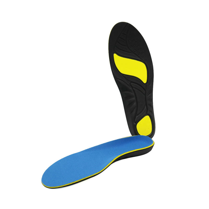 Three layers full length medical orthotic shoe insoles for bowlegs correction with arch supports