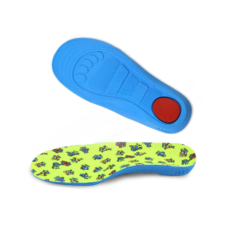 Children's PU Foam Casual Comfort Insoles For Arch Support and Comfort