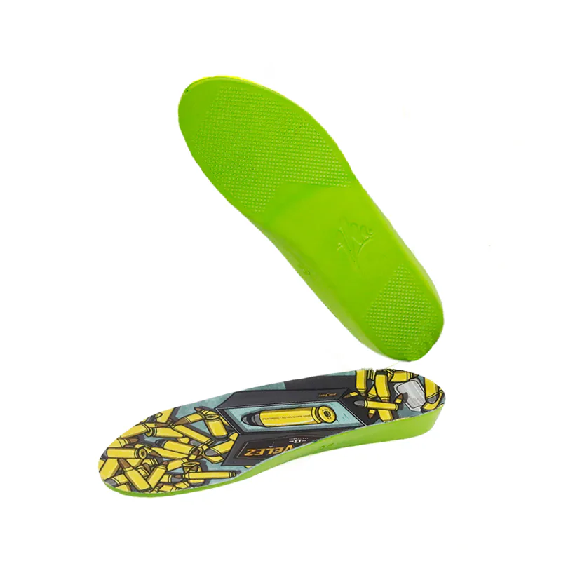 PU Memory polyurethane Foam Shock Absorption Insoles for Sport Pain Relief