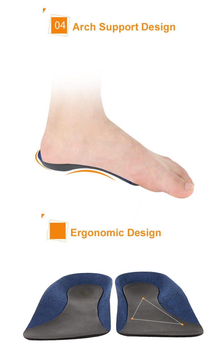S-King orthopedic orthotic arch support inserts with arch support for eliminate pain