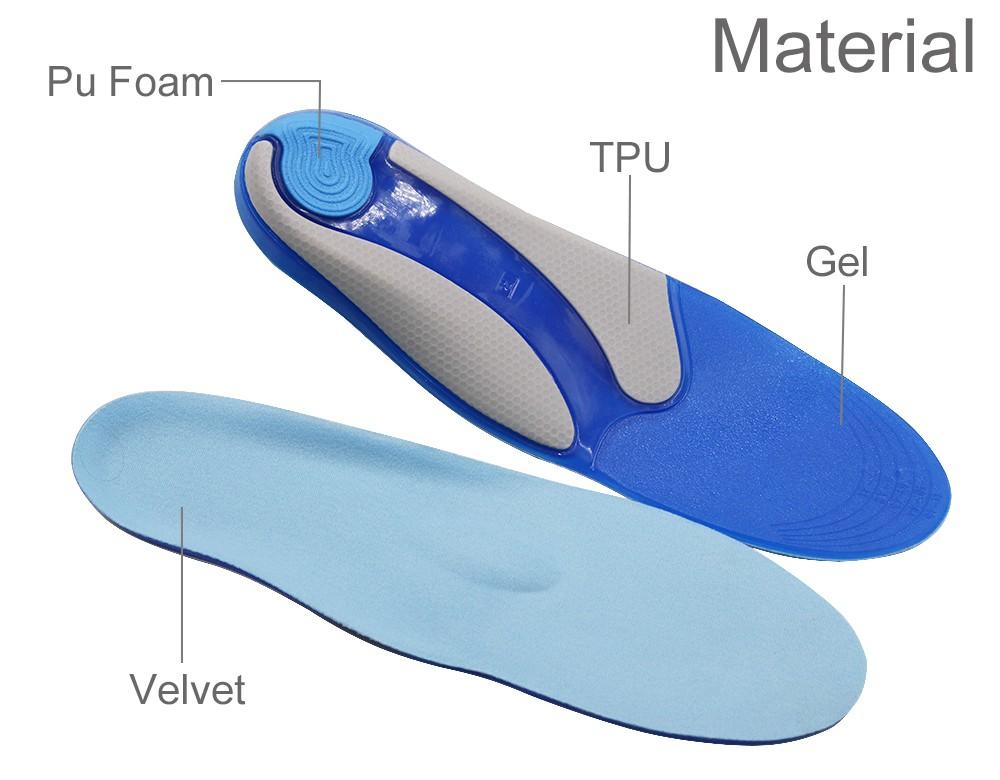Custom women's gel insoles manufacturers for fetatarsal pad