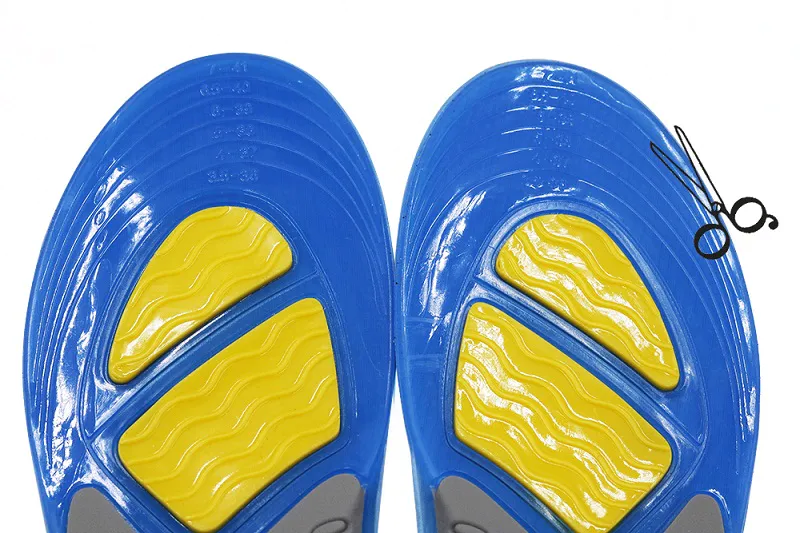 Comfort Gel Insoles for Shock Absorption Heel Protection Relieve Foot Pain for Men & Women
