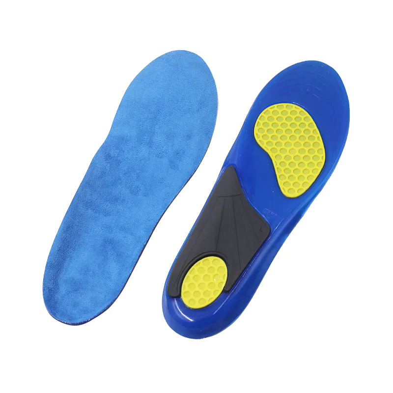 Gel Insoles Breathable Sports Shoe Inserts for Running, Hiking,Comfort Insoles for Shock Absorption Heel Protection
