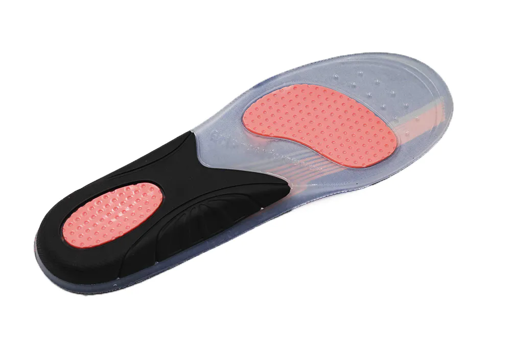 Sport cushioning shoe insole Hotselling custom logo best comfort shock absorbing gel field pain relief
