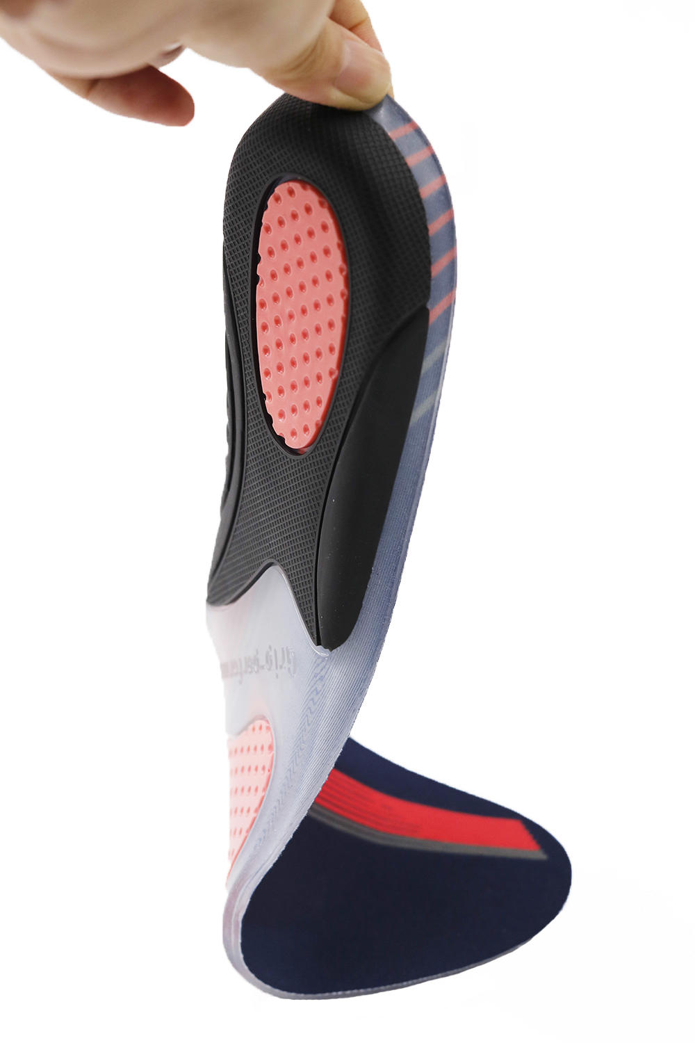 Sport cushioning shoe insole Hotselling custom logo best comfort shock absorbing gel field pain relief