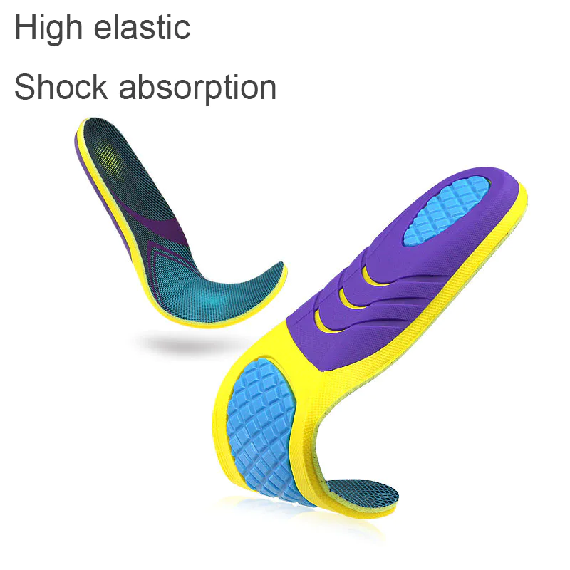 Arch support shoe insoles shock absorption soft high elasticity anti-torsion sporting