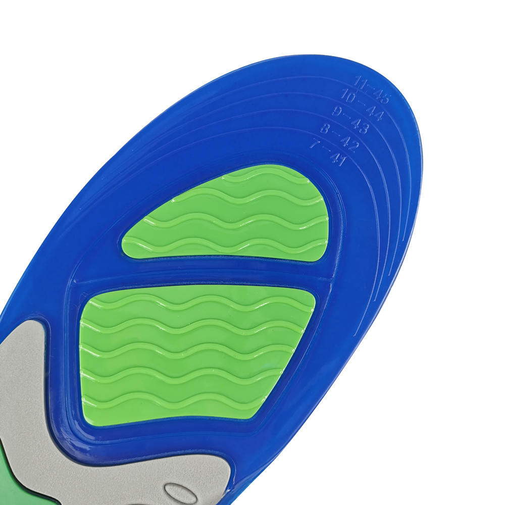 3 Color Unisex TPE/ TPR gel release fatigue secret Anti Swear Athletic shockproof sneaker insole