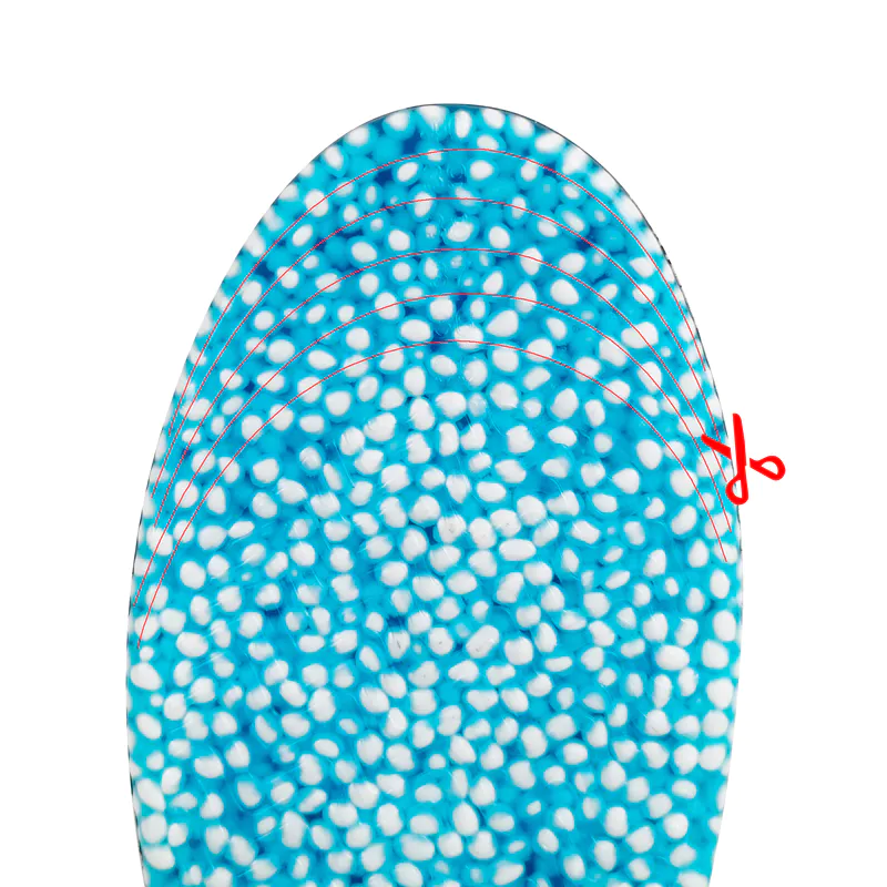 Manufacturer Invisible Unisex soft E-TPU height increase popcorn shoe insole for sport shoes