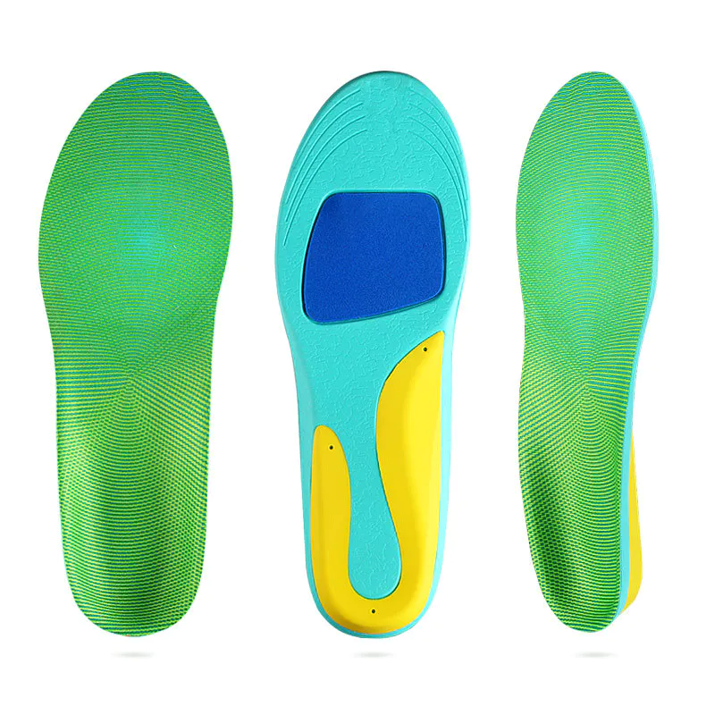Arch support full pad female soft insoles Men's basketball running shock absorption flat foot support sweat-absorbent non-slip