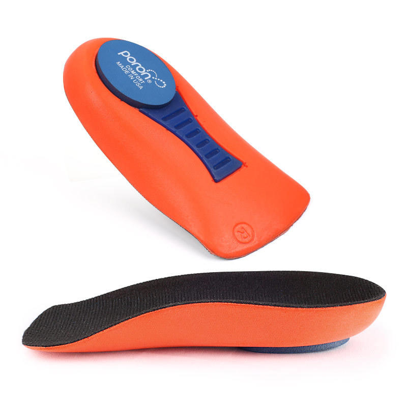 Orthotic Multifunction Insole Comfortable Arch Support Shoe Shockproof 3/4 Length Customized Poron Material