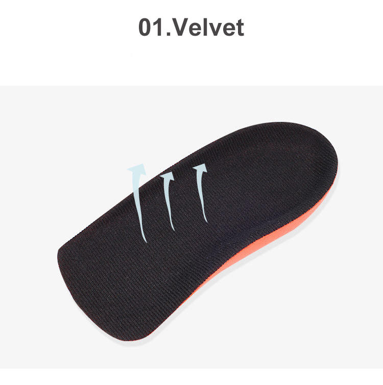 Orthotic Multifunction Insole Comfortable Arch Support Shoe Shockproof 3/4 Length Customized Poron Material