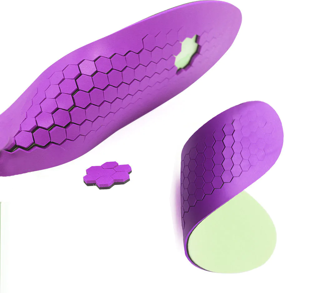 Off-loading Poron Diabetic Insoles Sneaker Medicated Custom Insoles