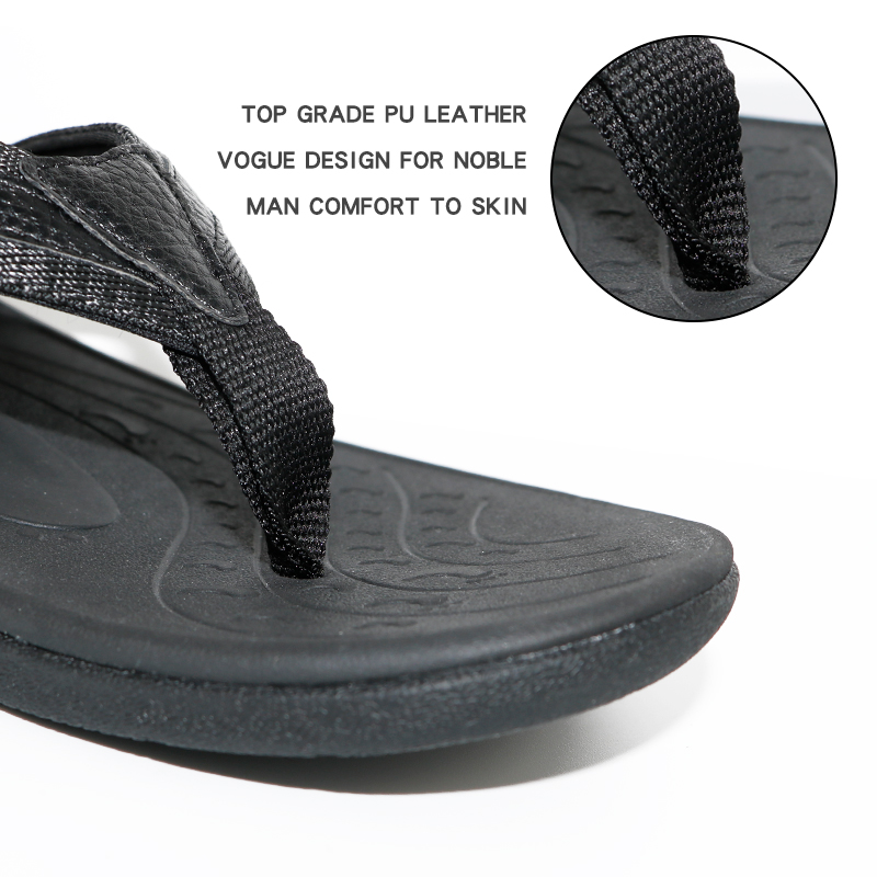 product-Rubber Sandals with white Fabric arch support orthotic slippers with EVA midsole indoor slip